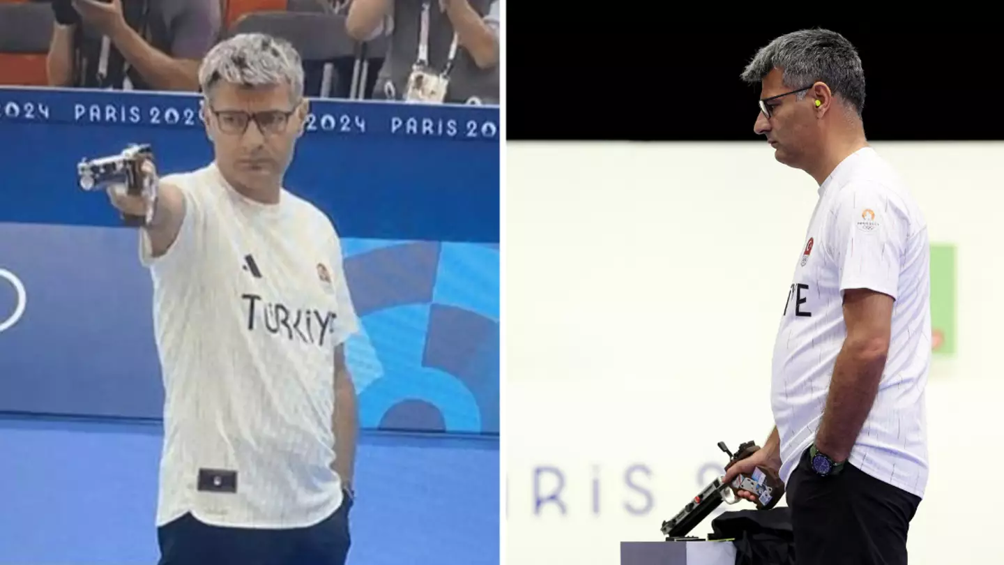 Olympic athlete leaves people in disbelief as he turns up and wins medal with no equipment