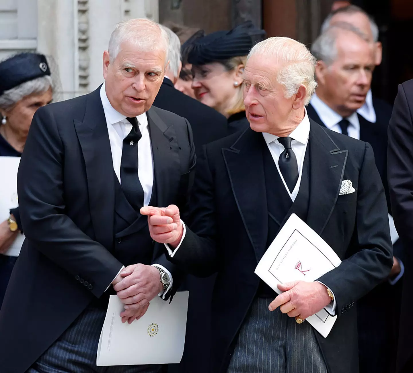 An 'awkward' moment at the Duchess of Kent's funeral last month resurfaced today (Max Mumby/Indigo / Contributor / Getty Images)