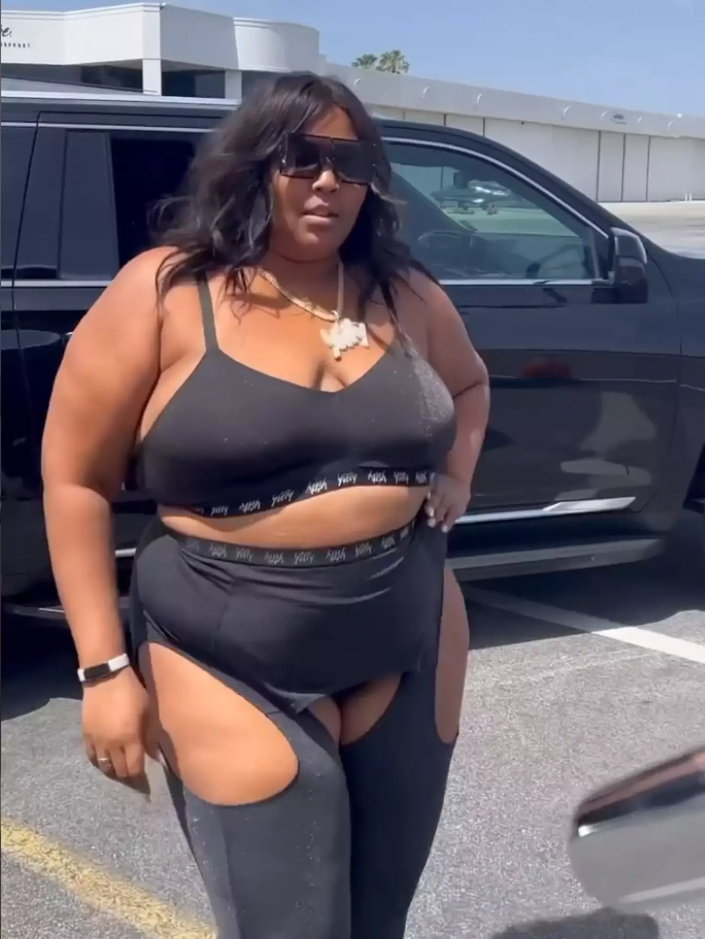 Fans are in love with Lizzo's outfit. (
