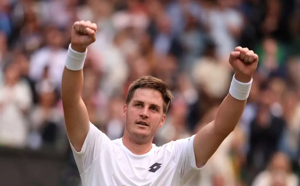 British tennis player, Henry Patten, has appeared a £9,200 fine from Wimbledon after an alleged incident of staff 'abuse' (Julian Finney / Staff / Getty Images)