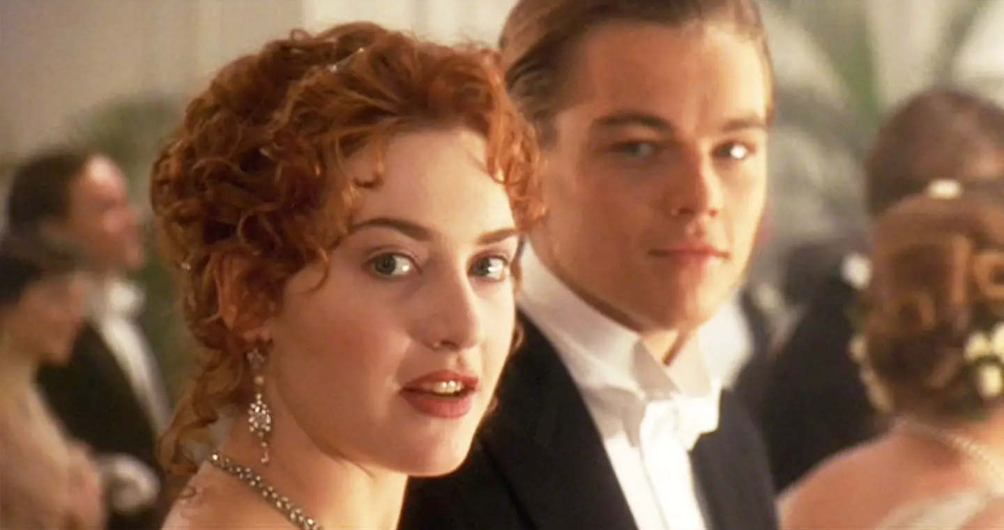 Kate Winslet and Leonardo DiCaprio in Titanic.