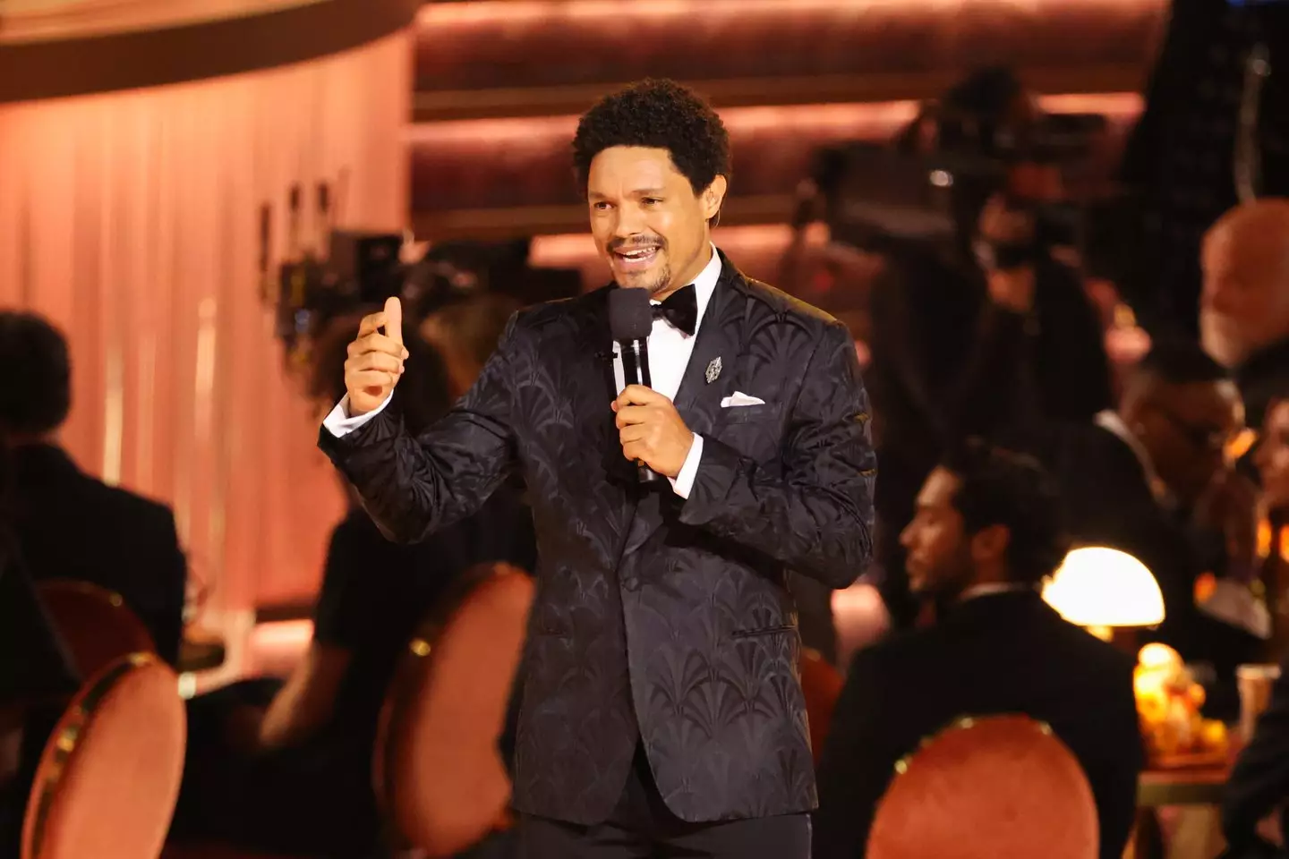 Comedian Trevor Noah hosted last night's festivities (Christopher Polk/Billboard via Getty Images)