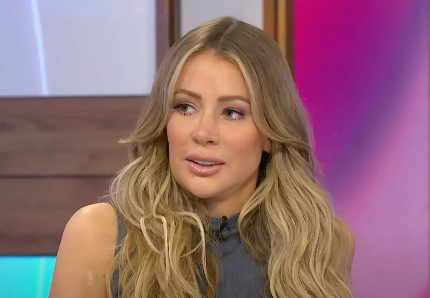Olivia's Loose Women co-stars gave him a grilling.