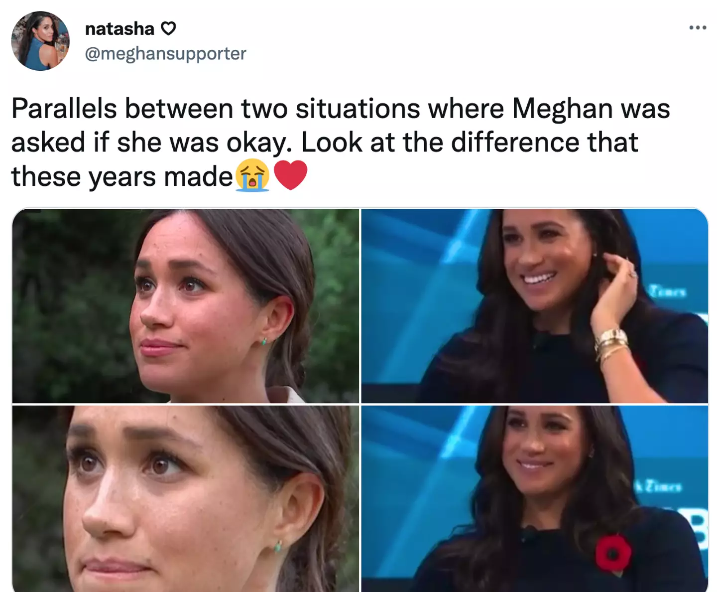 Fans were happy about Meghan's new answer (