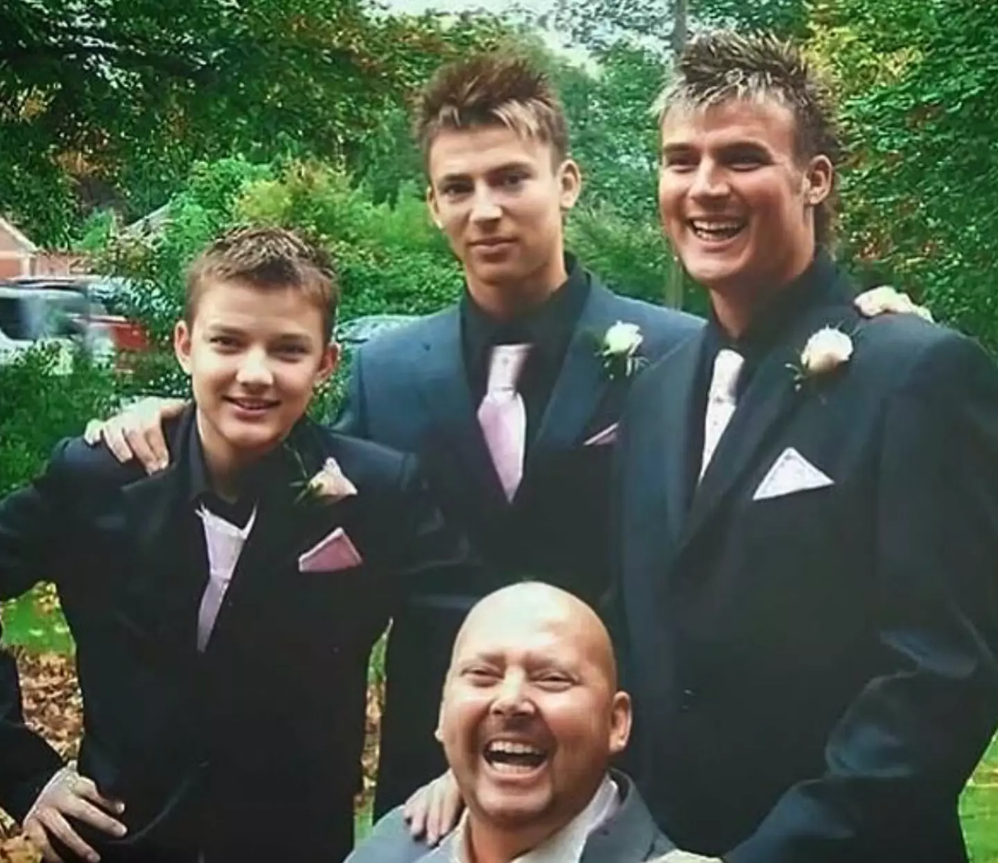 Jake, his brothers and his dad.