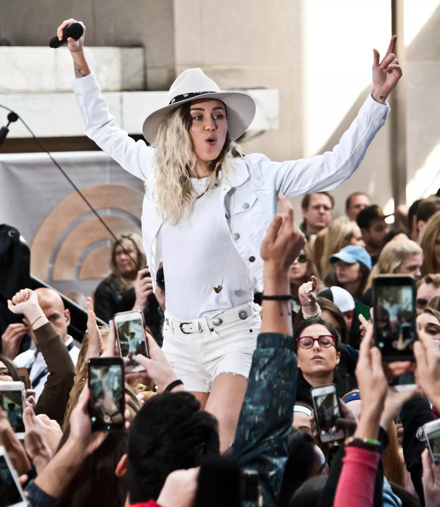 Cyrus explained her experience.