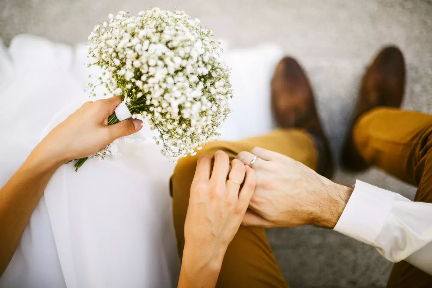 One bride has been called out after asking for money after eloping 'in secret'.