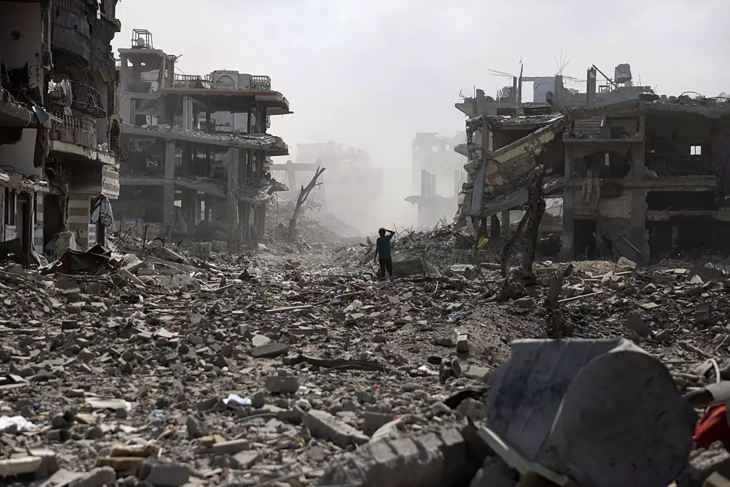 Gaza has been destroyed in its conflict with Israel over the last two years (BASHAR TALEB/AFP via Getty Images)