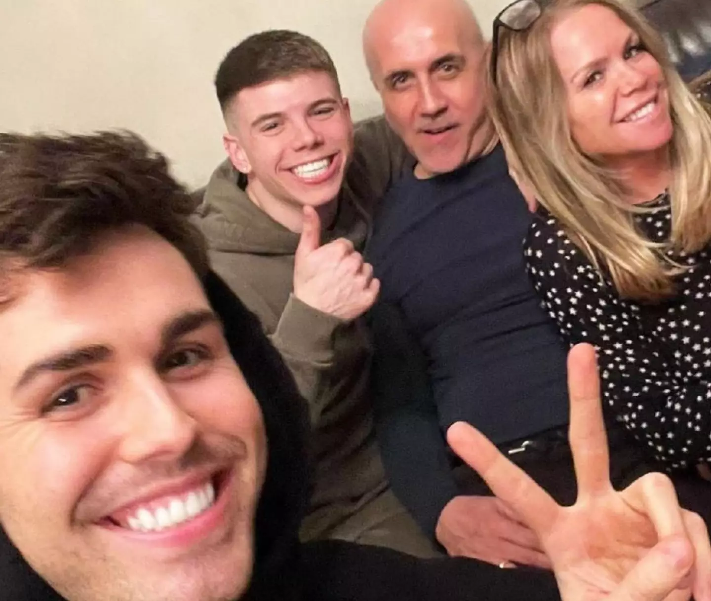 Joe appeared on Gogglebox alongside his mum, dad and brother.