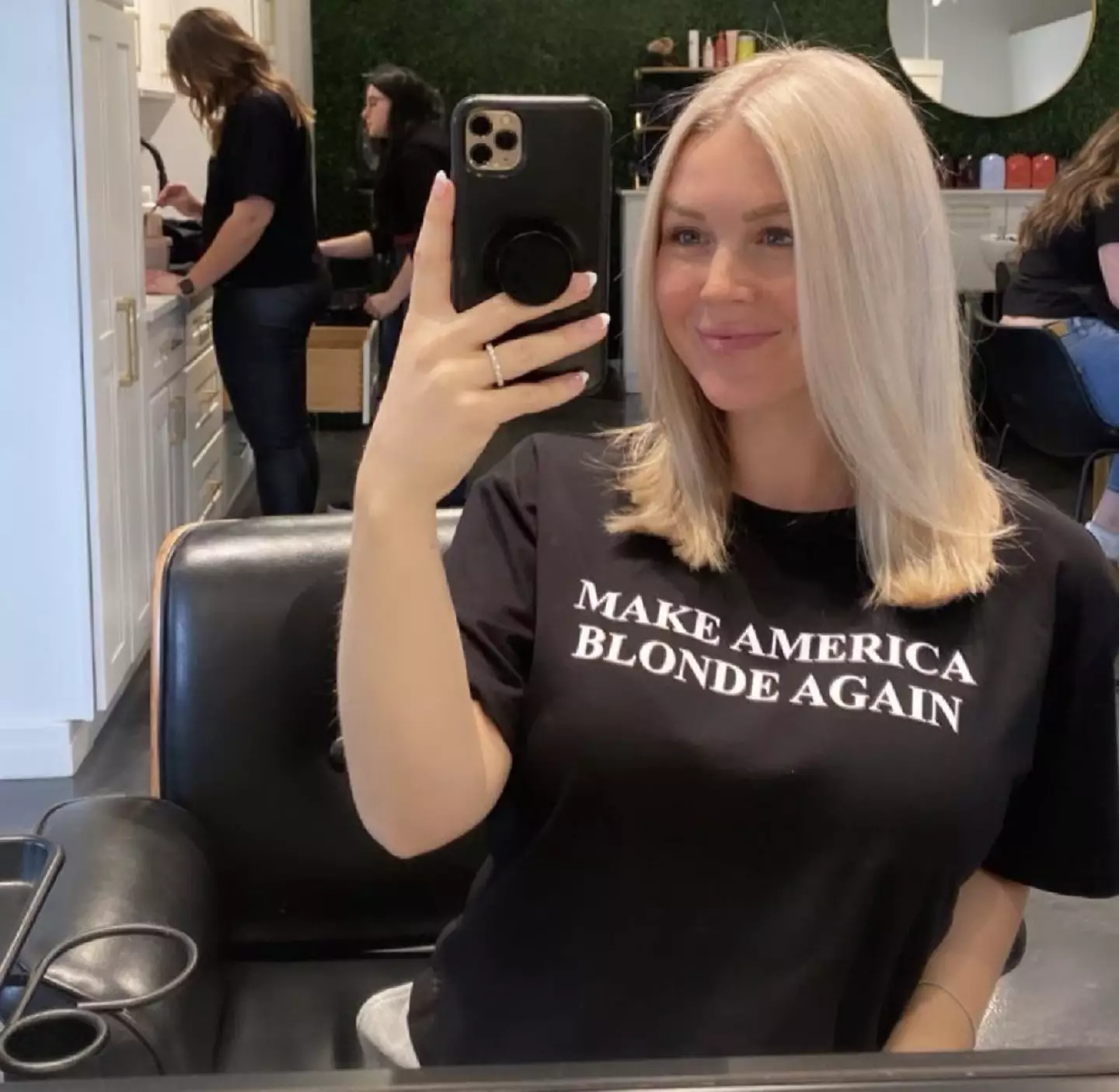 Karoline Leavitt's t-shirt has caused controversy (Instagram/@karolineleavitt)