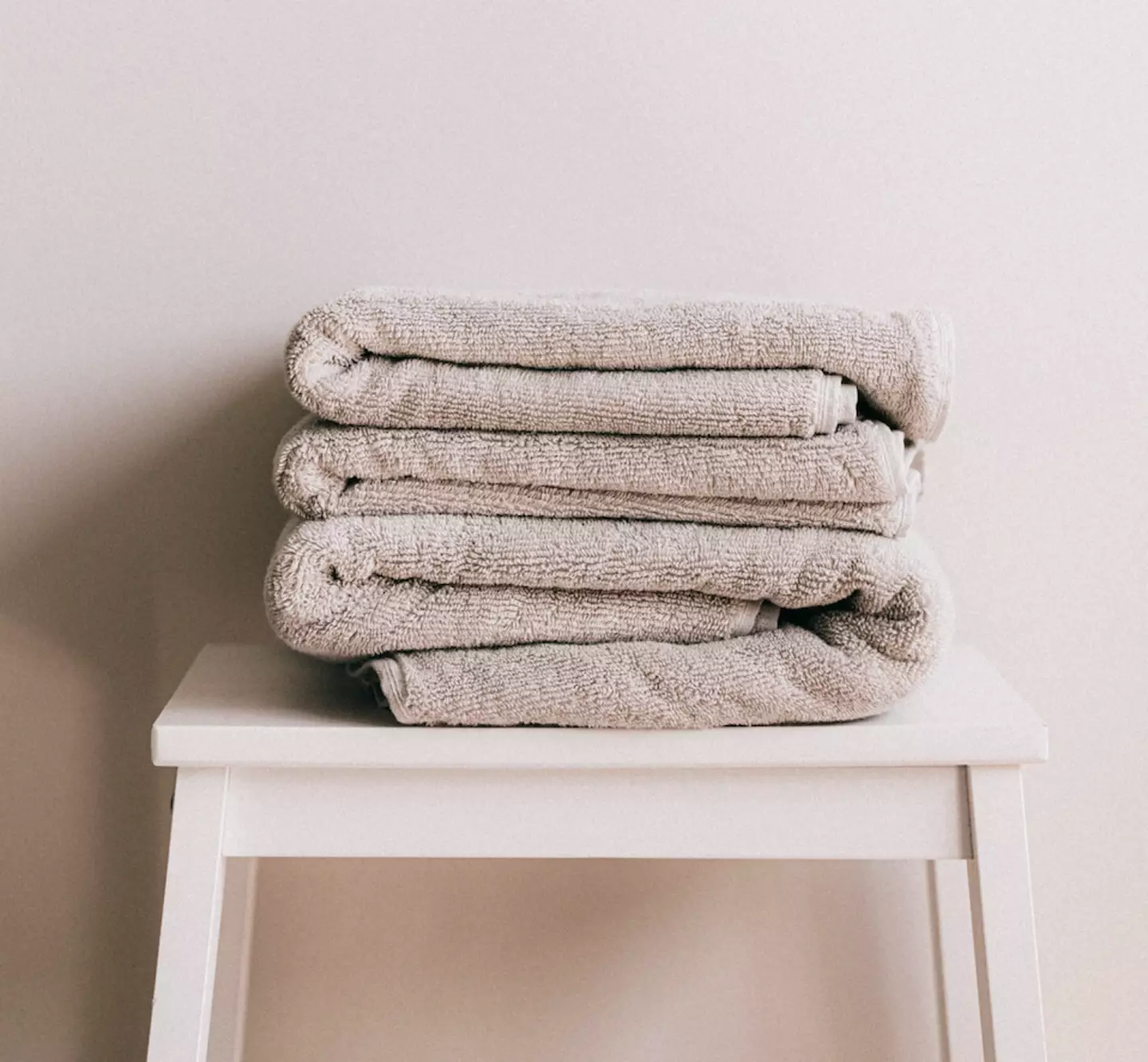 Research found some Brits only wash their towel four times a year.