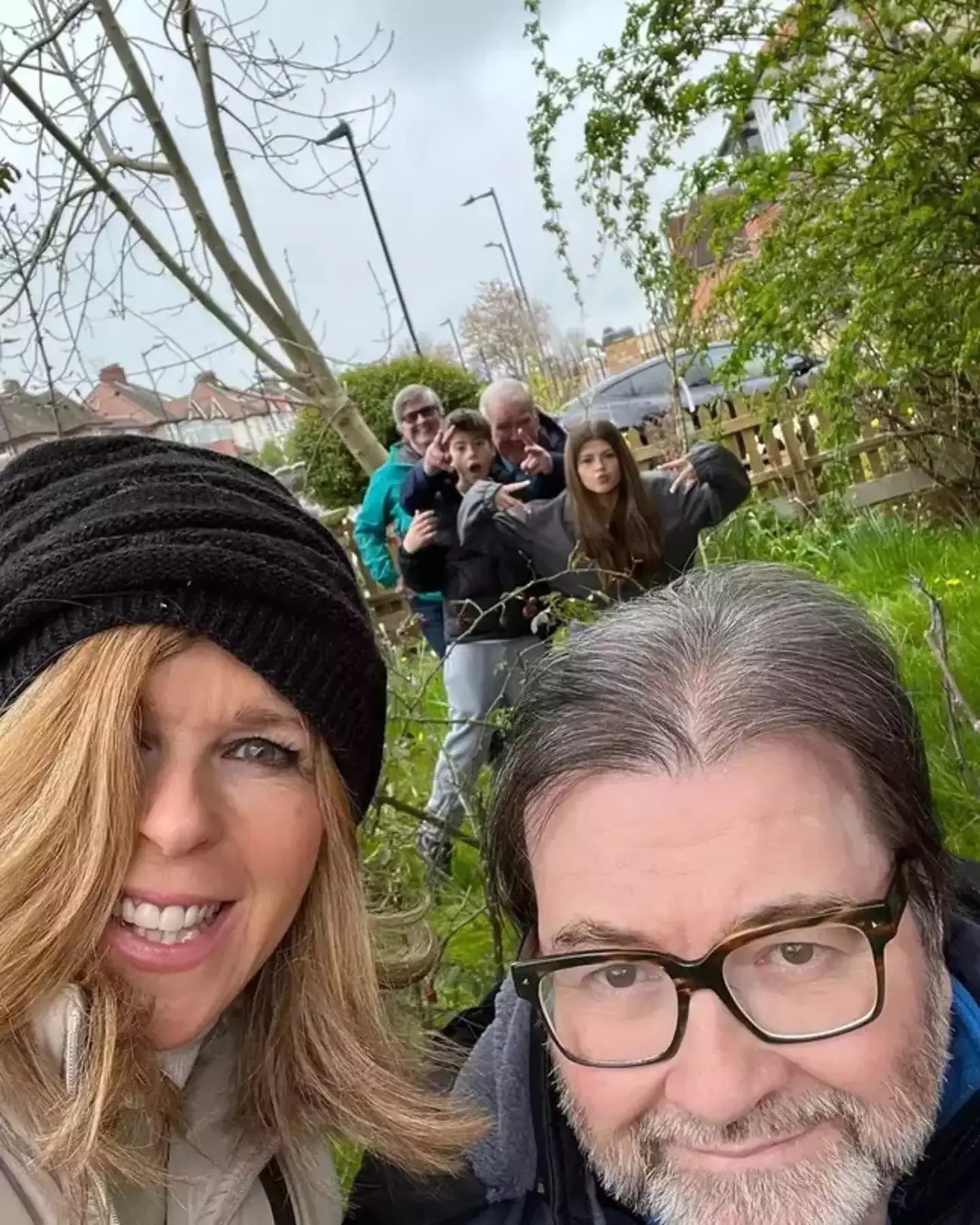 Kate Garraway, husband Derek Draper, and family.