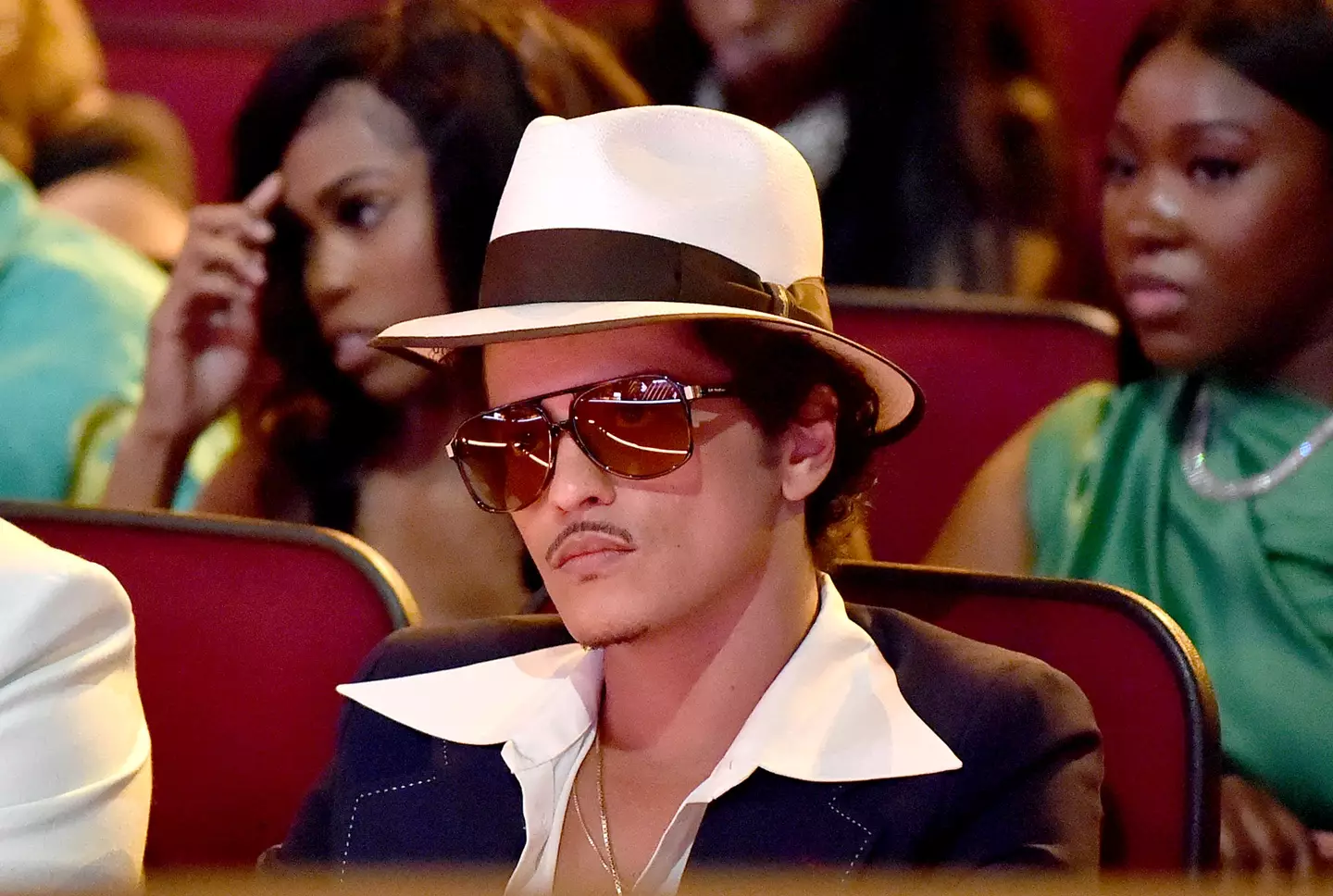 Cyrus is accused of copying Bruno Mars' song (Aaron J. Thornton/Getty Images for BET)