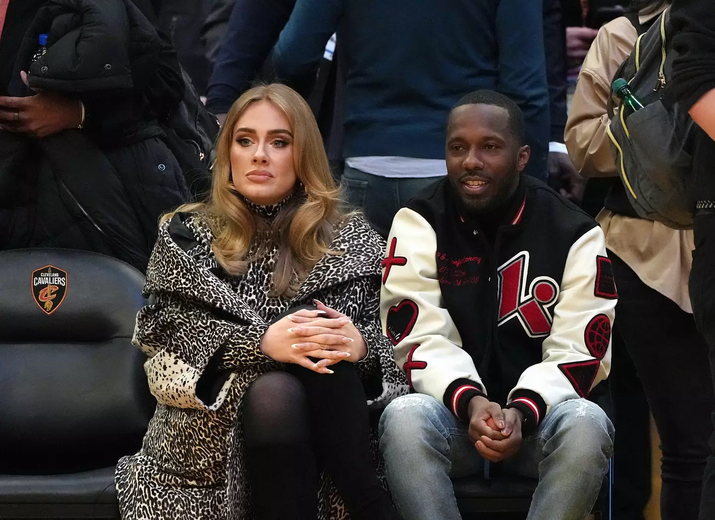 Adele's NBA game face quickly transformed into a meme.