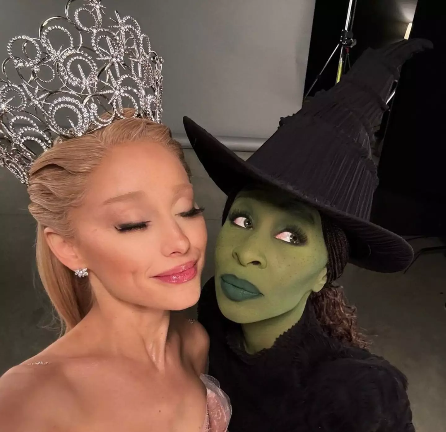 Grande and her Wicked co-star, Cynthia Erivo (Instagram/@arianagrande)