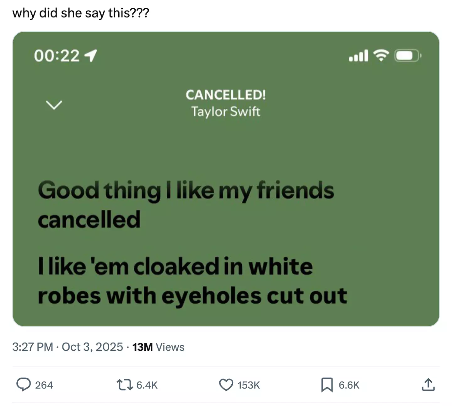 The false lyrics were spread online (X)