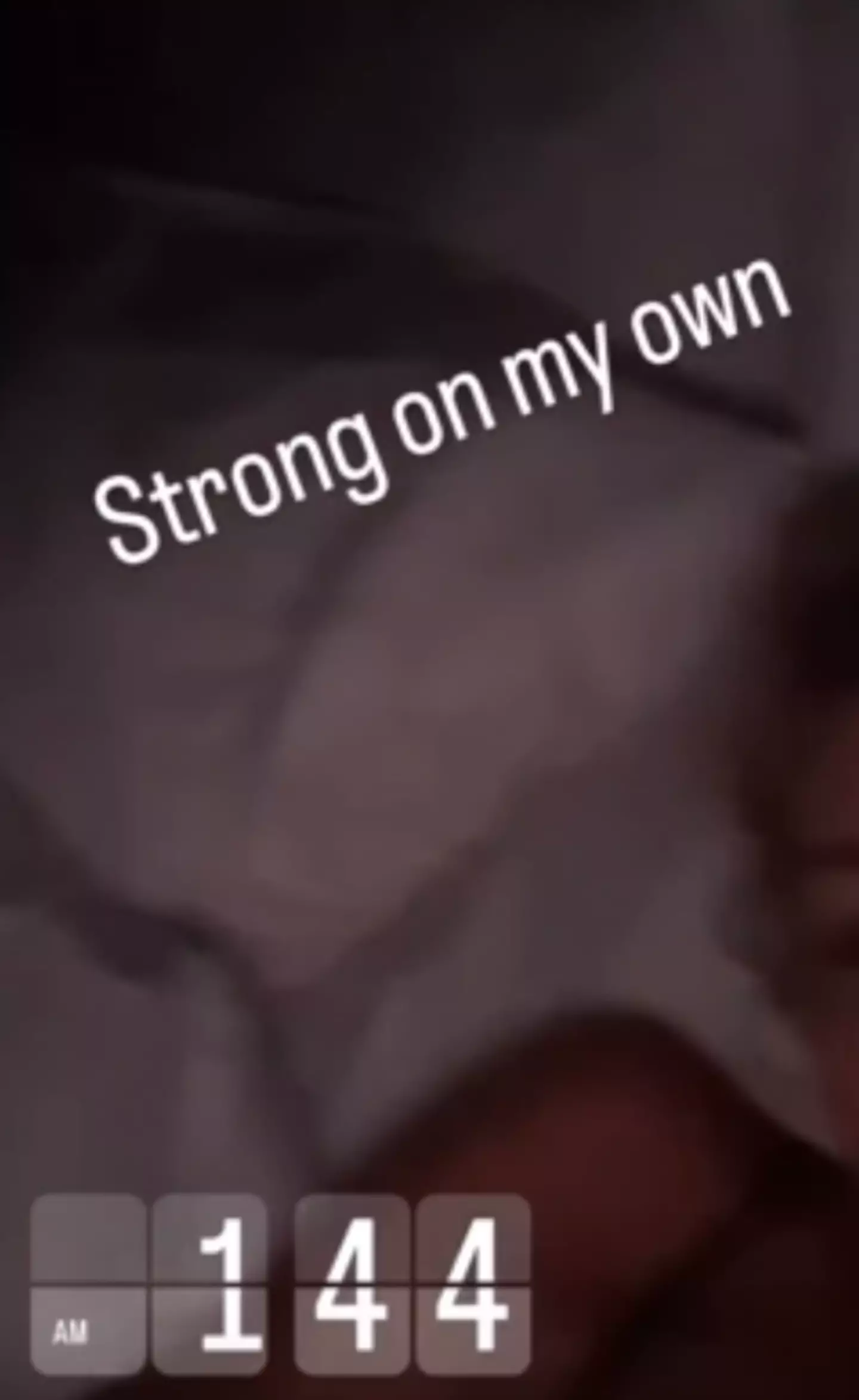Mary shared the clip on Instagram.