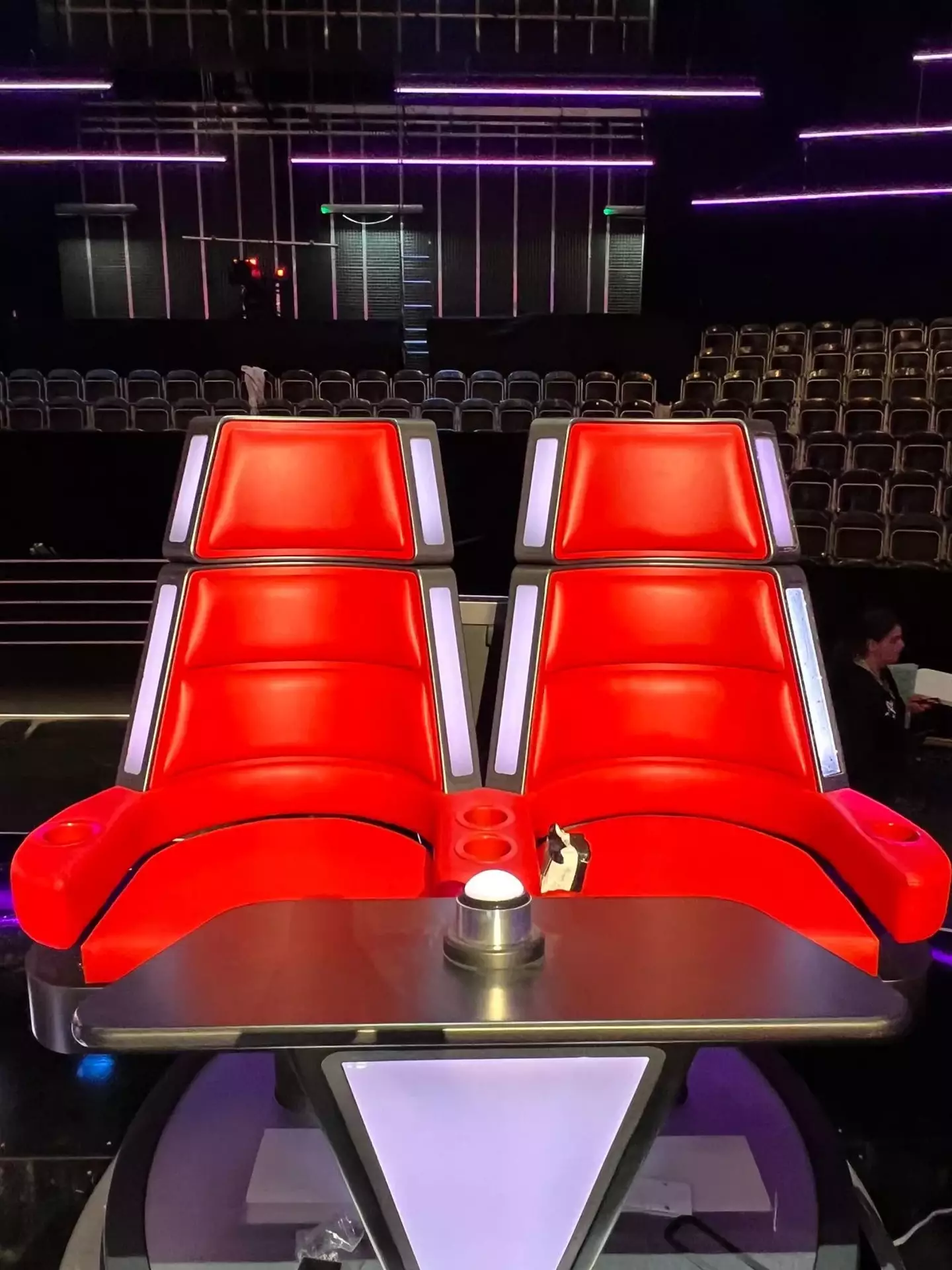 Tom and Danny will share the double chair (ITV)