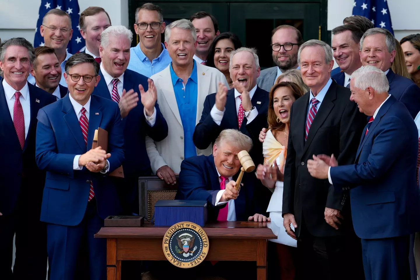 Trump's bill was signed in July (Kent Nishimura/Bloomberg via Getty Images)