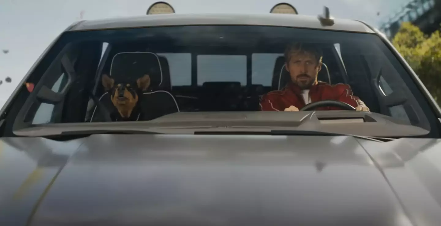 Ryan Gosling's four-legged sidekick in the film is a nod to his wife's late pet.