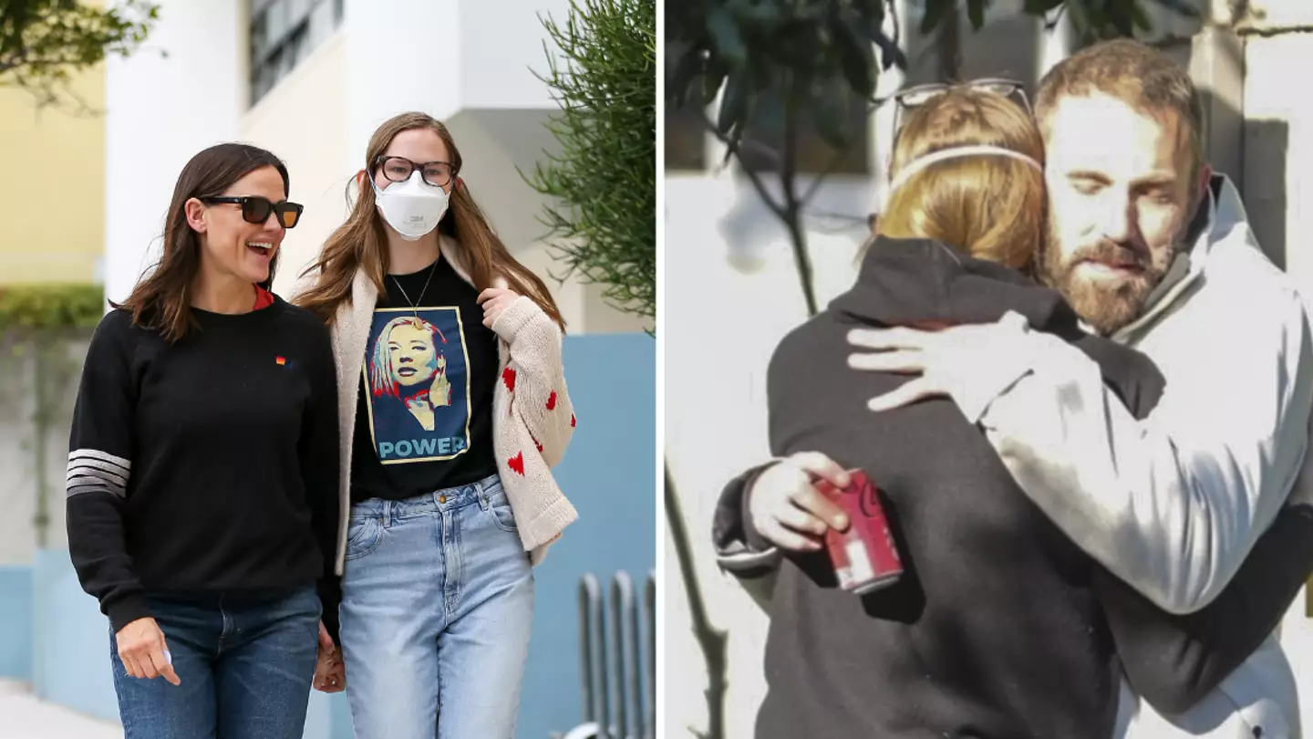 Reason why Ben Affleck's daughter Violet wears a mask as she’s spotted hugging father amid LA wildfires evacuation