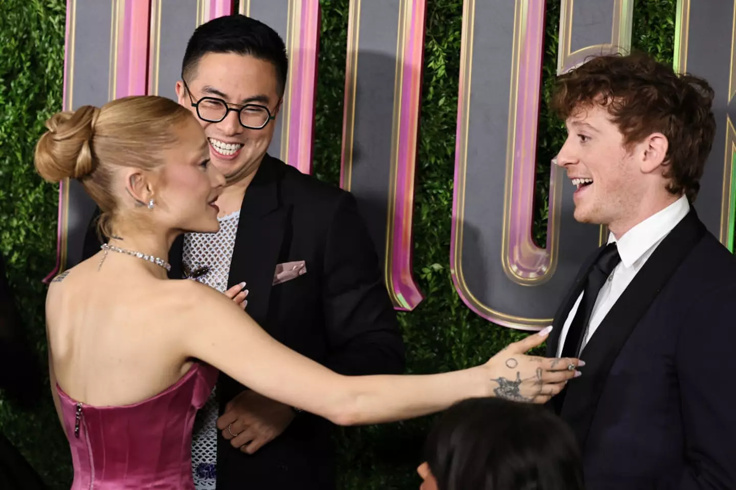 Ariana Grande met her now-boyfriend Ethan Slater on the Wicked set (Theo Wargo/Getty Images)