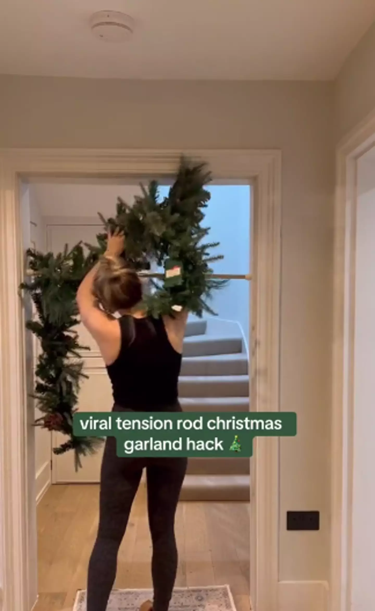The hack creates expensive looking Christmas garlands.