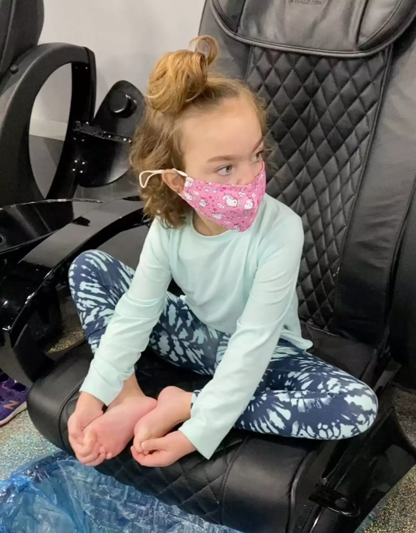 Sadie was diagnosed at three months.