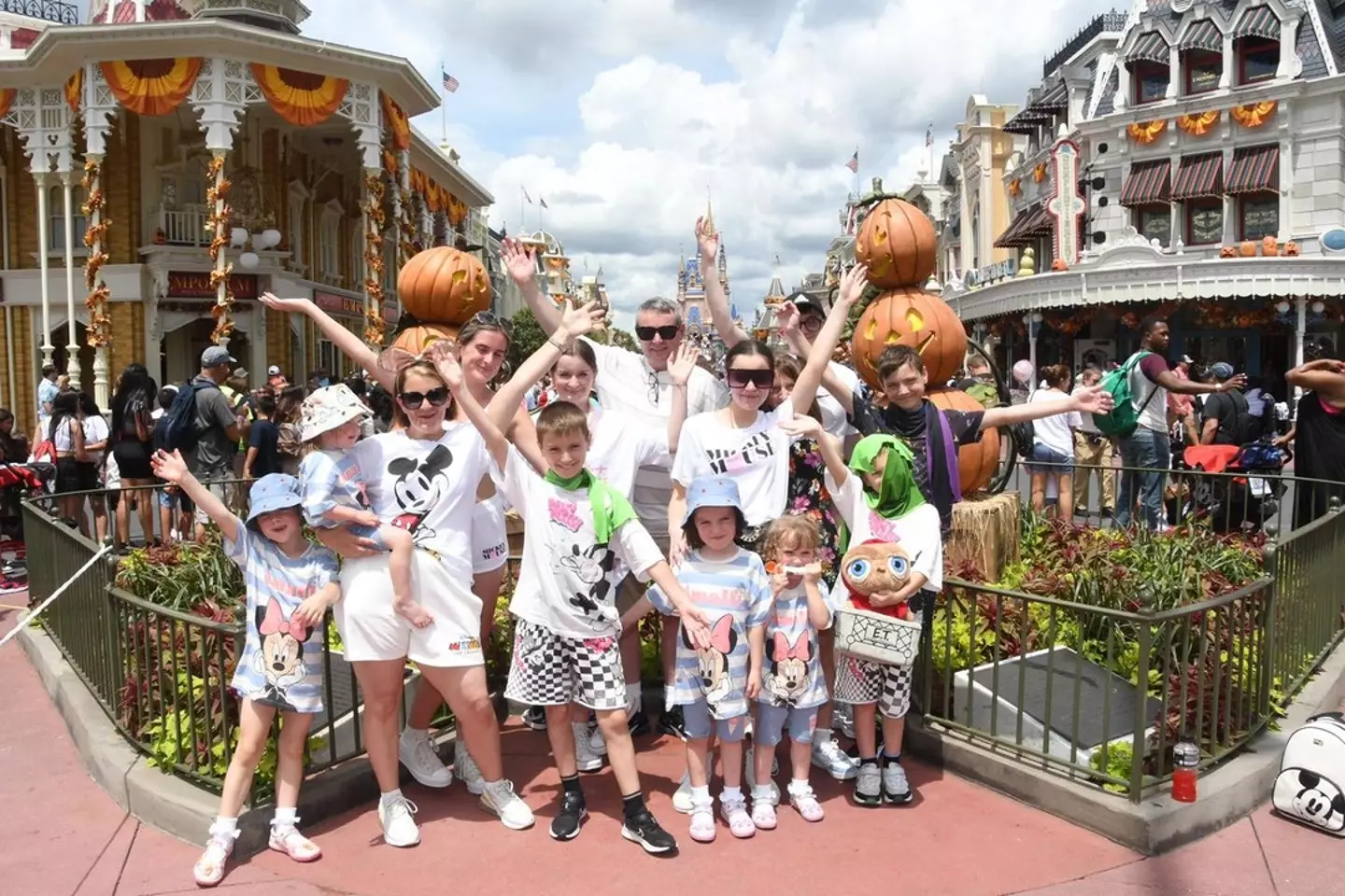 The Radford Family have visited Disneyland three times in two years.
