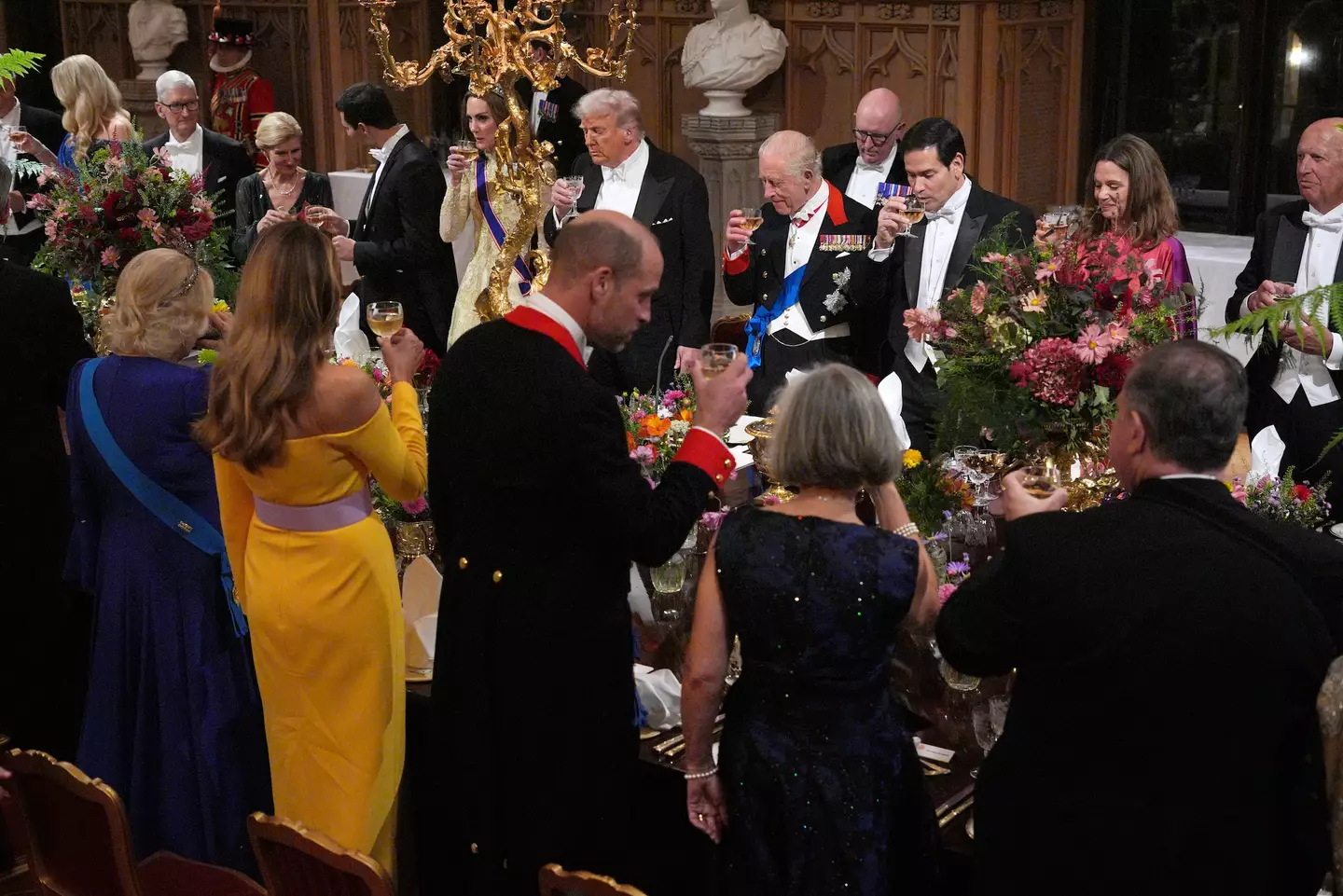 The state dinner took place on Wednesday (Yui Mok - WPA Pool/Getty Images)