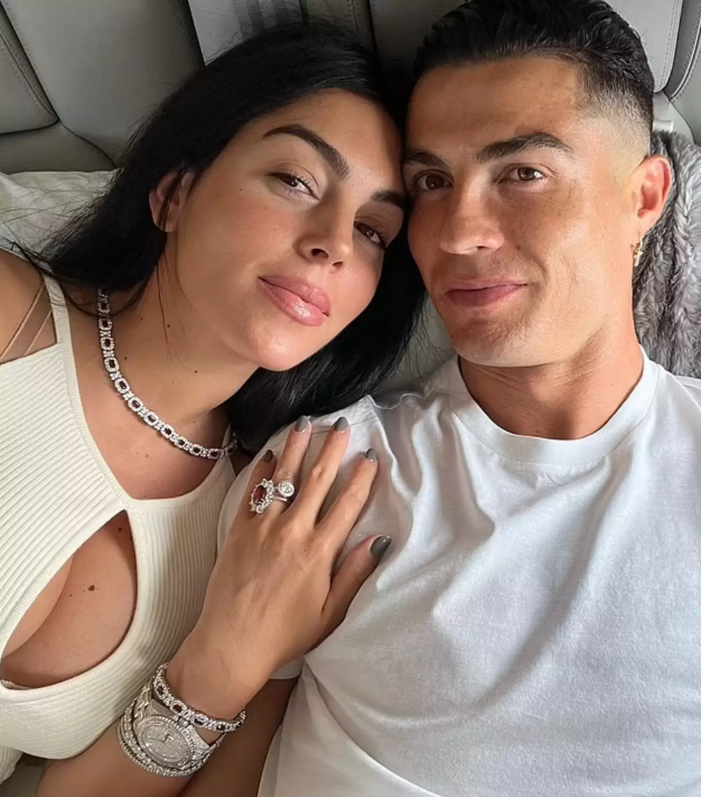 The couple have been together for nine years (Instagram/@georginagio)
