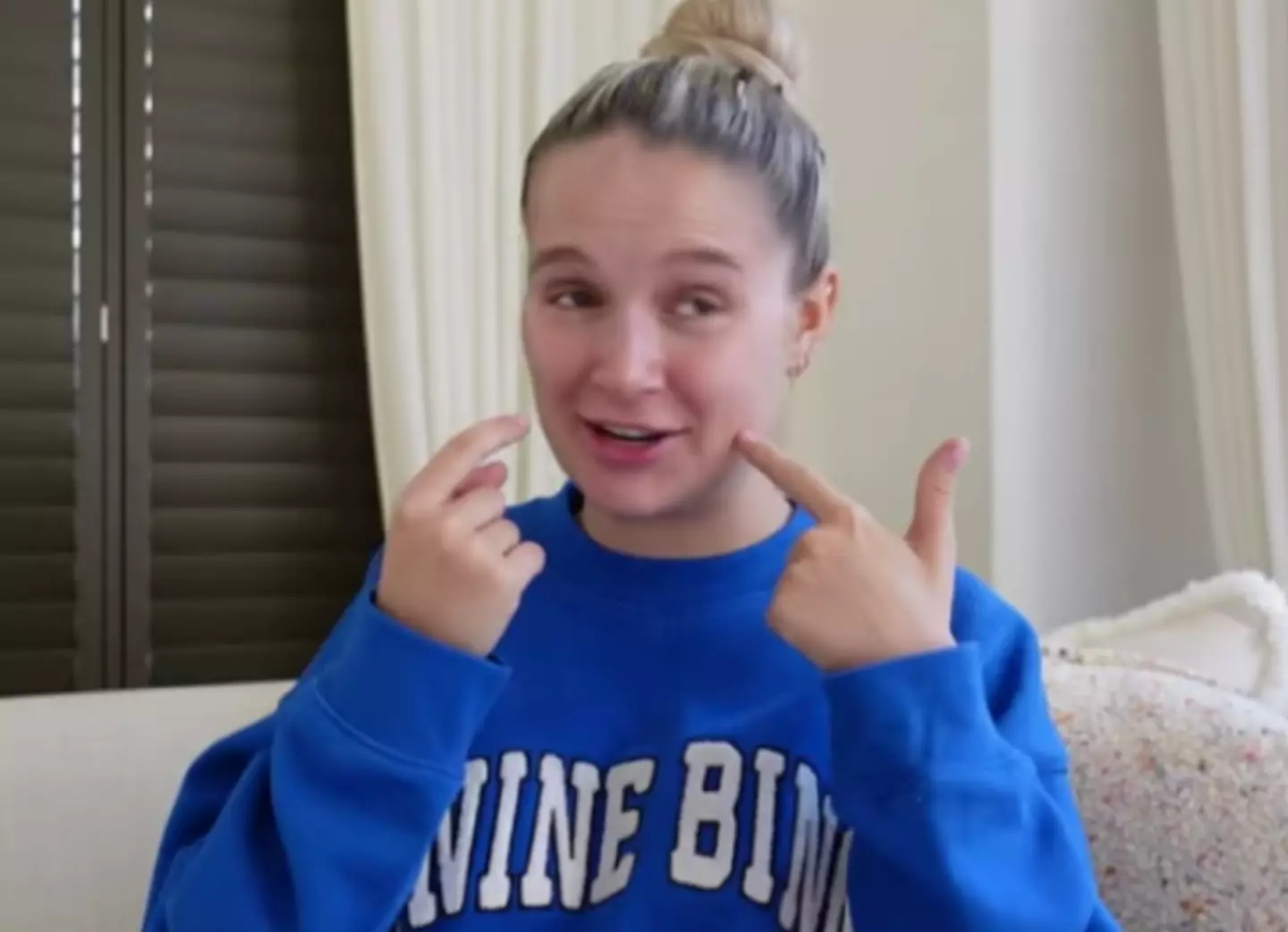 Molly got emotional talking about her pregnancy.