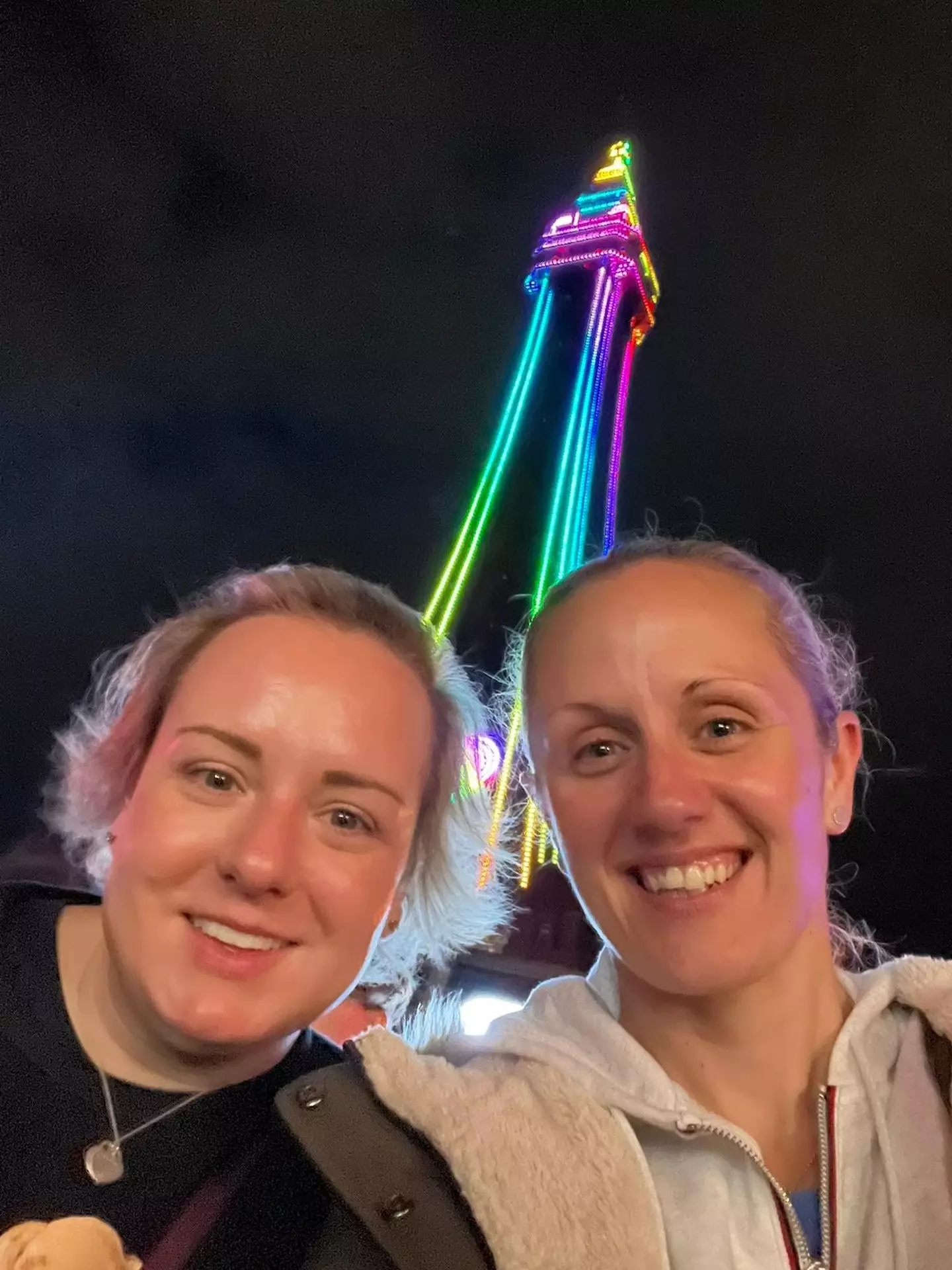 Stacey's wife urged her to speak to a GP.