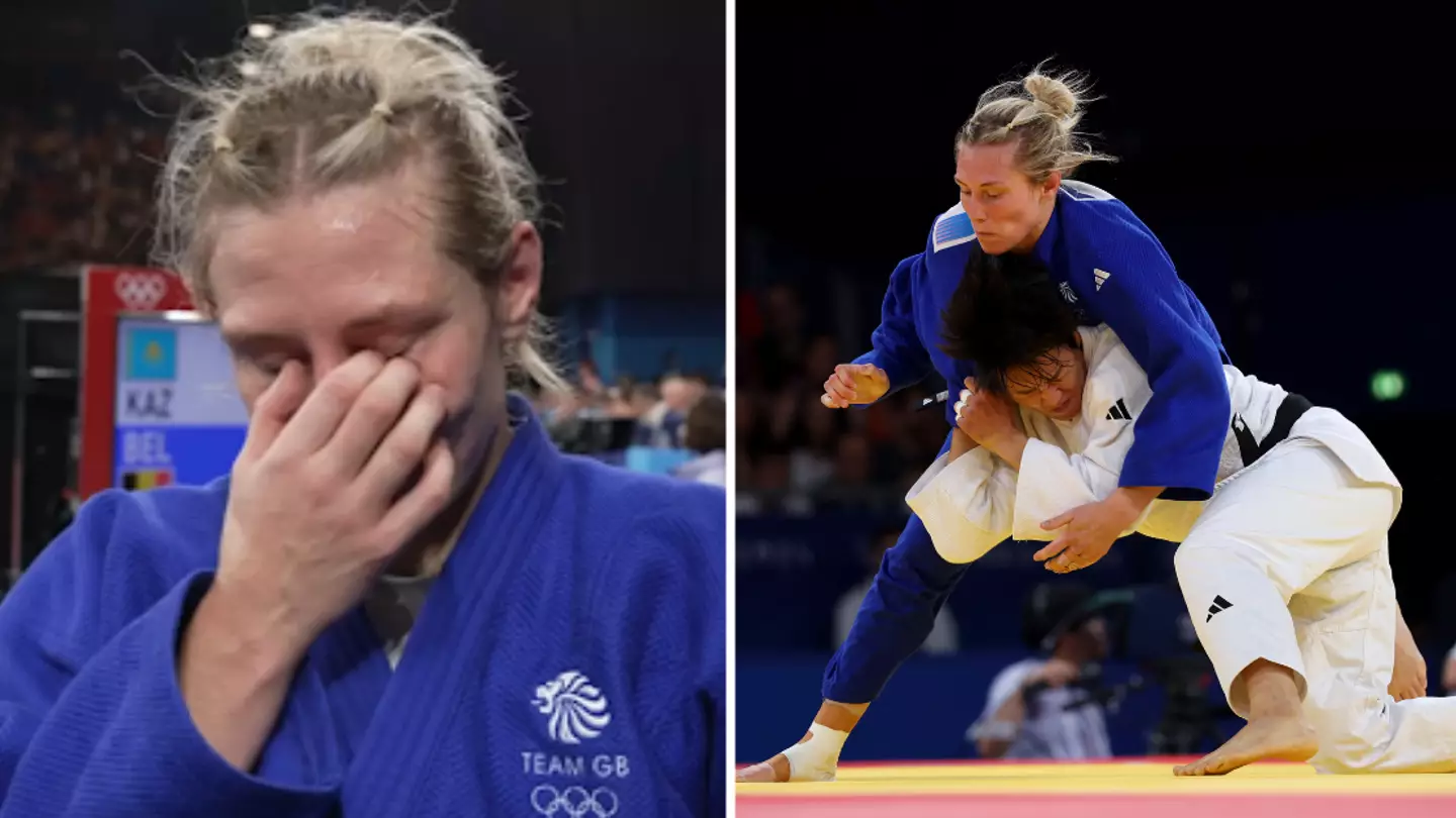 Team GB athlete breaks down in tears after ‘harsh’ question from reporter right after being disqualified from Olympics