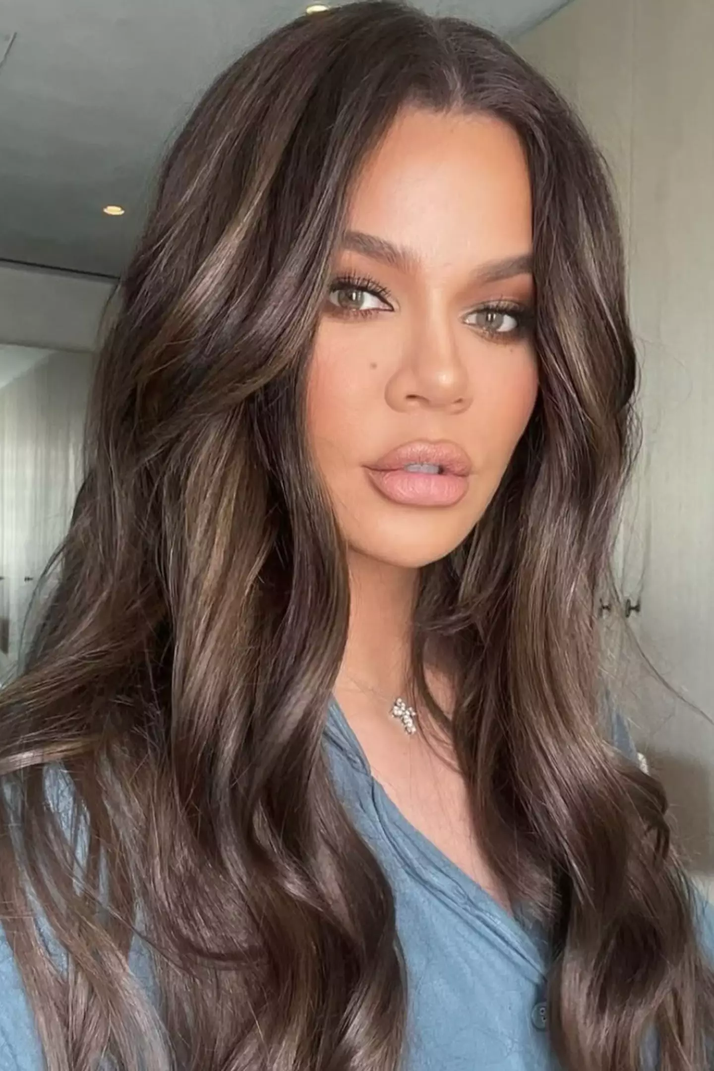 The Kardashians star lives in close proximity to sister Kim in a gated LA neighbourhood (Instagram/@khloekardashian)