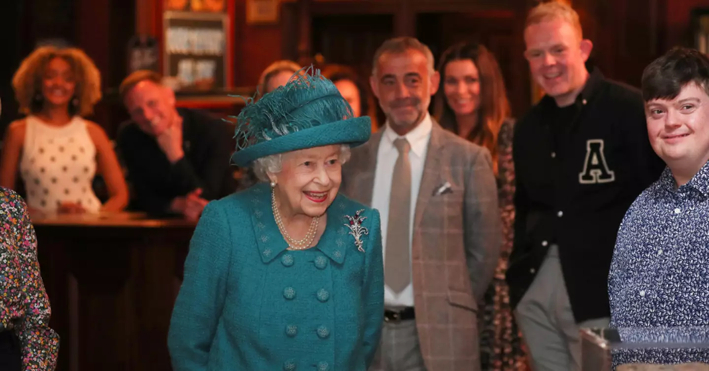 Queen Elizabeth II visited the set of Coronation Street last July.