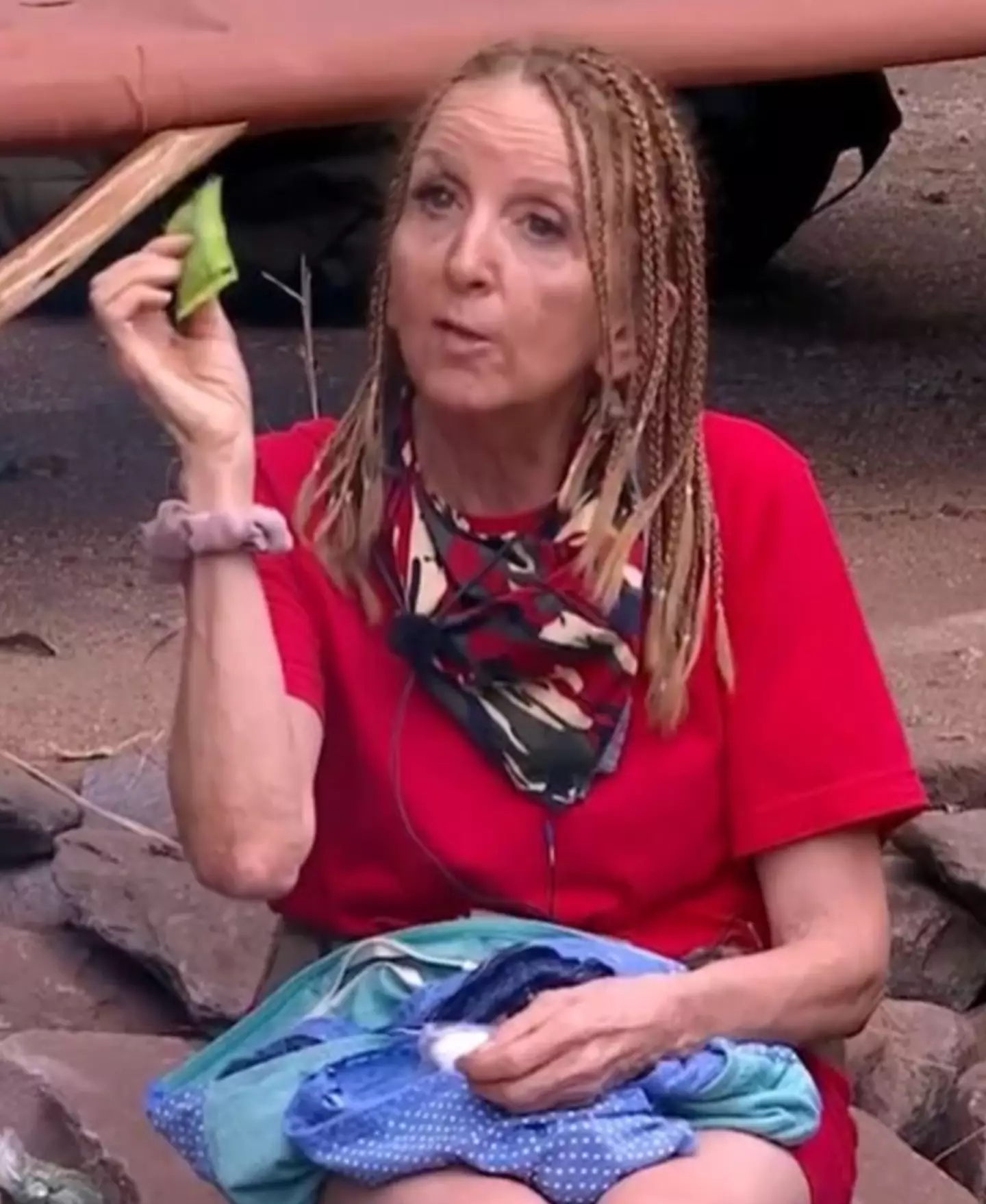 Gillian McKeith is one of the most iconic moments of smuggling in contraband on the ITV show. (ITV)