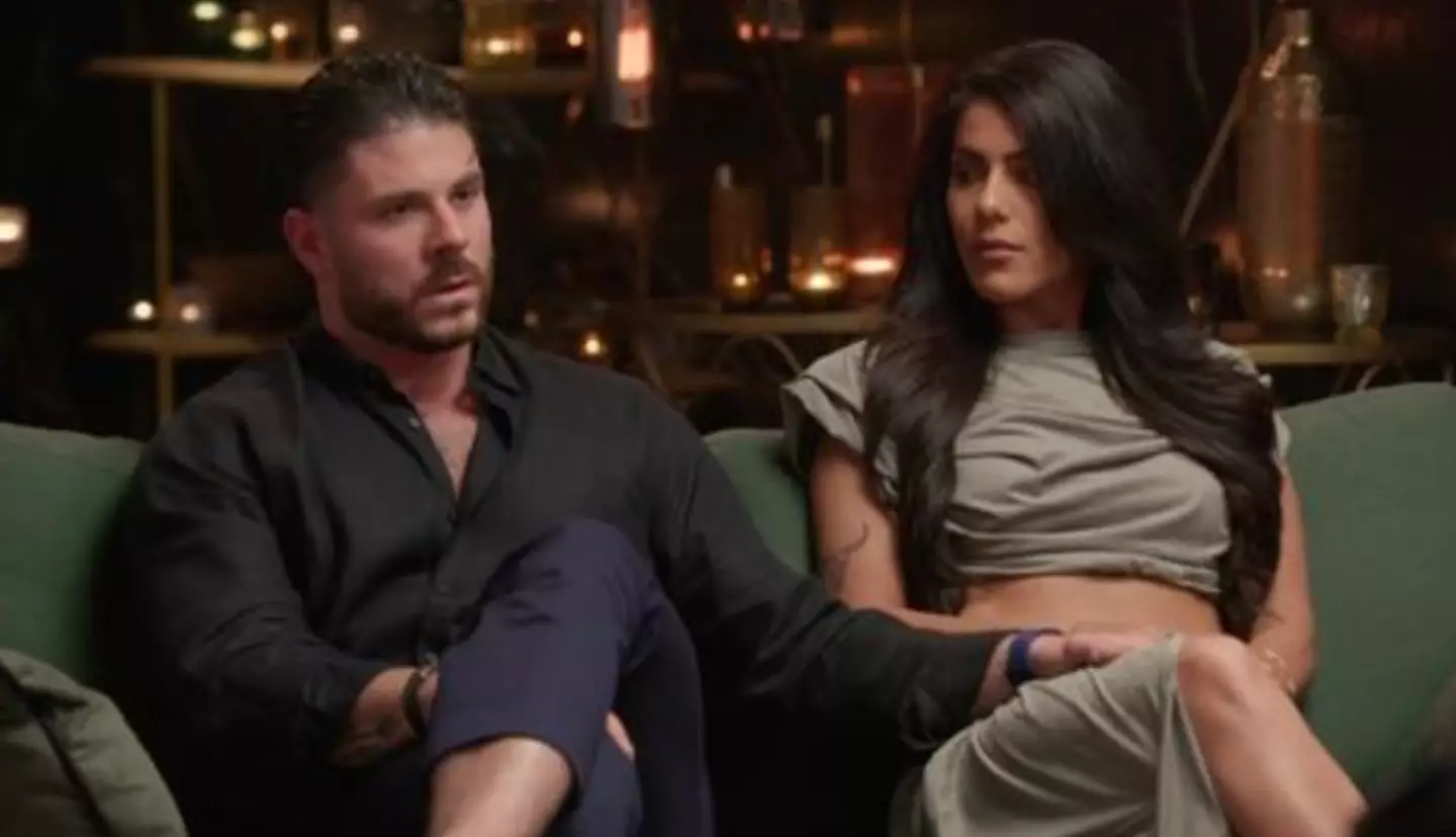 Paul Antoine allegedly punched a wall next to Carina Mirabile on the reality TV programme (Channel 4)