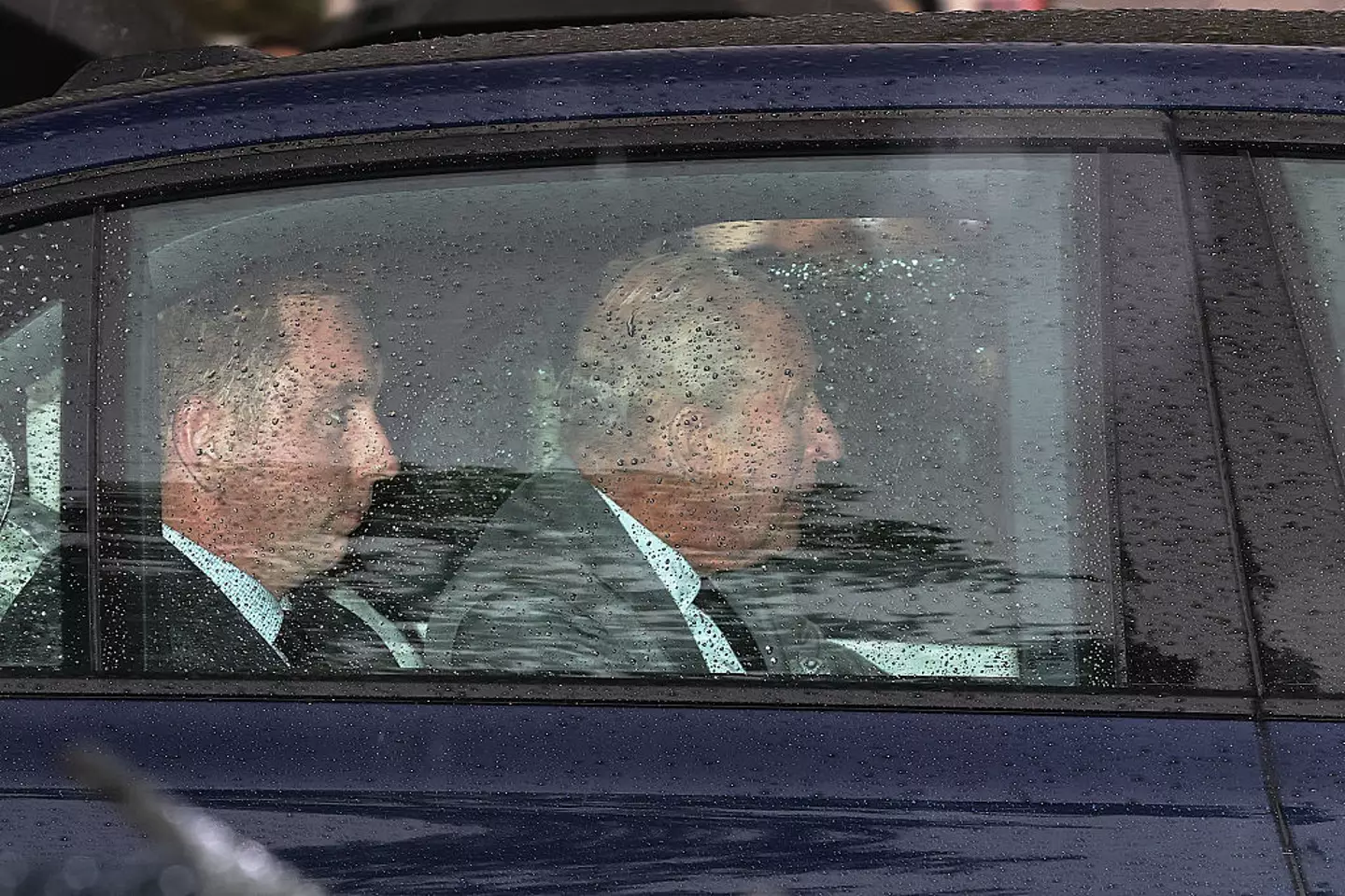 The father and son met for a private tea at Clarence House (Belinda Jiao/Getty Images)