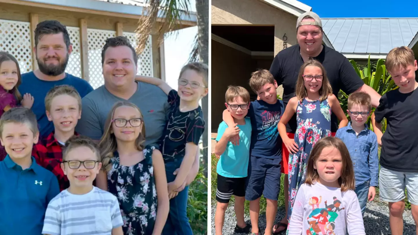 Couple adopts six siblings so that family can stay together