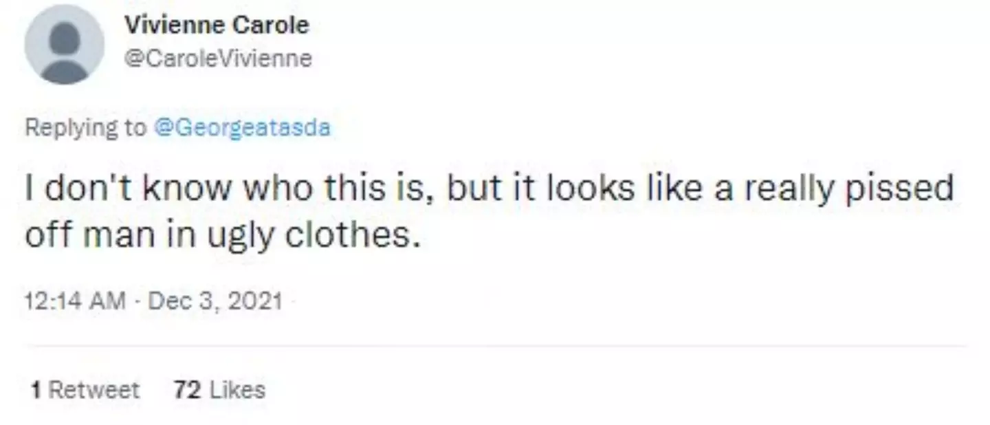 Some Twitter users aired their views on the latest advert from Asda and its clothing line (
