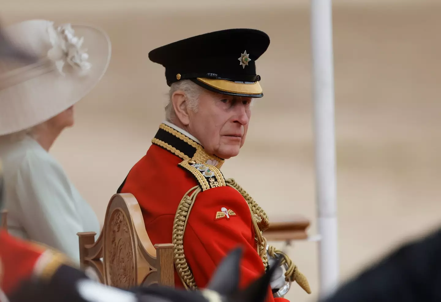 King Charles has reserved the balcony spot for close family in recent years (John Phillips/Getty Images)