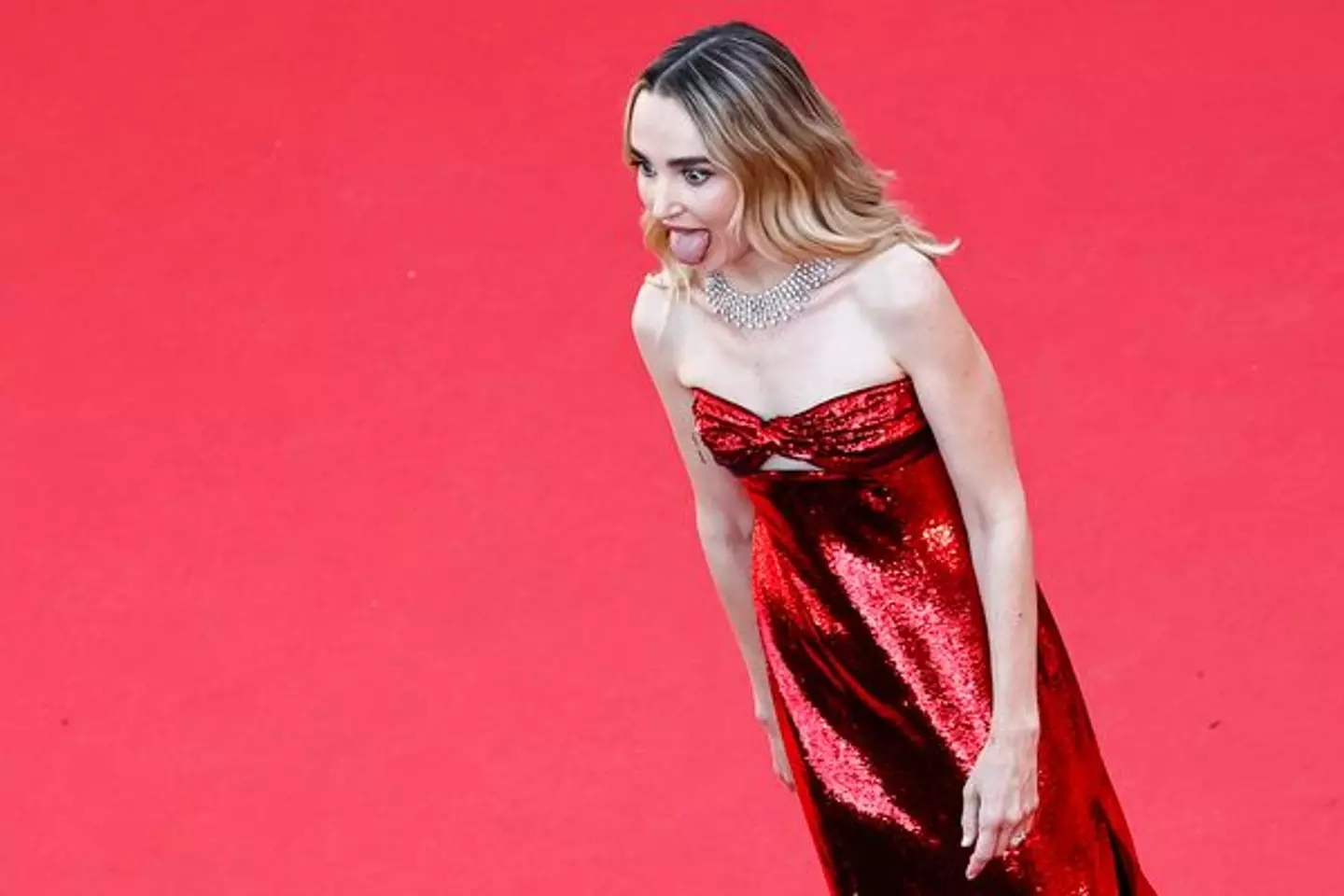 The Babylon actress has since asked fans to 'be kind'. (SAMEER AL-DOUMY/AFP via Getty Images)