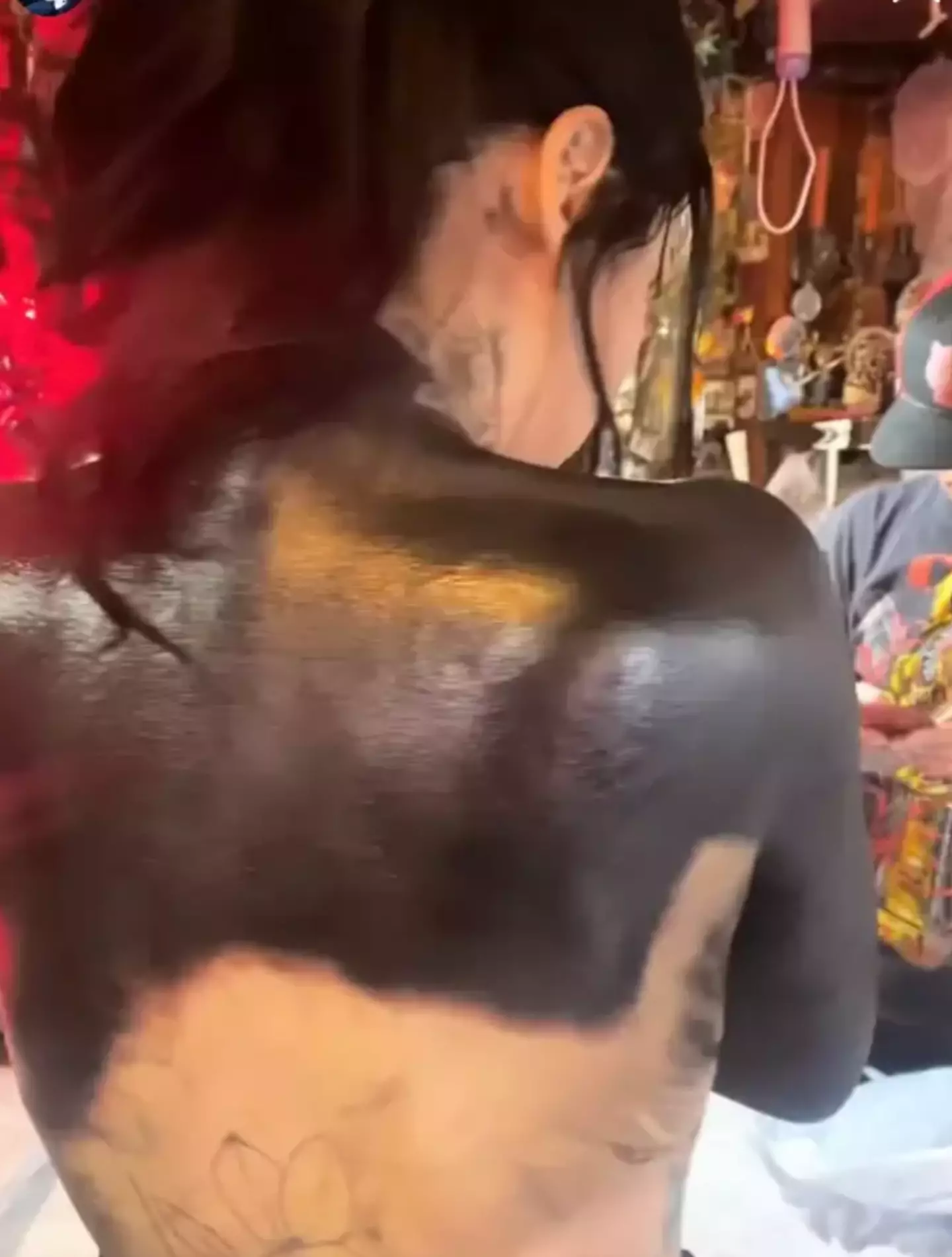Kat Von D said getting her tattoos covered with blackout ink was 'extremely refreshing'.