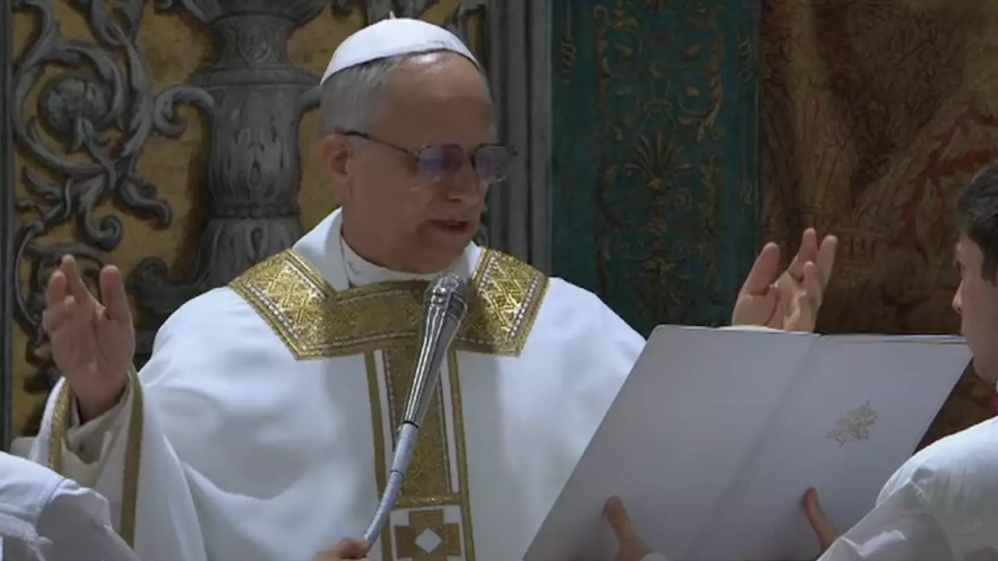 Why the first ever American pope Leo broke major tradition by speaking English at his first mass