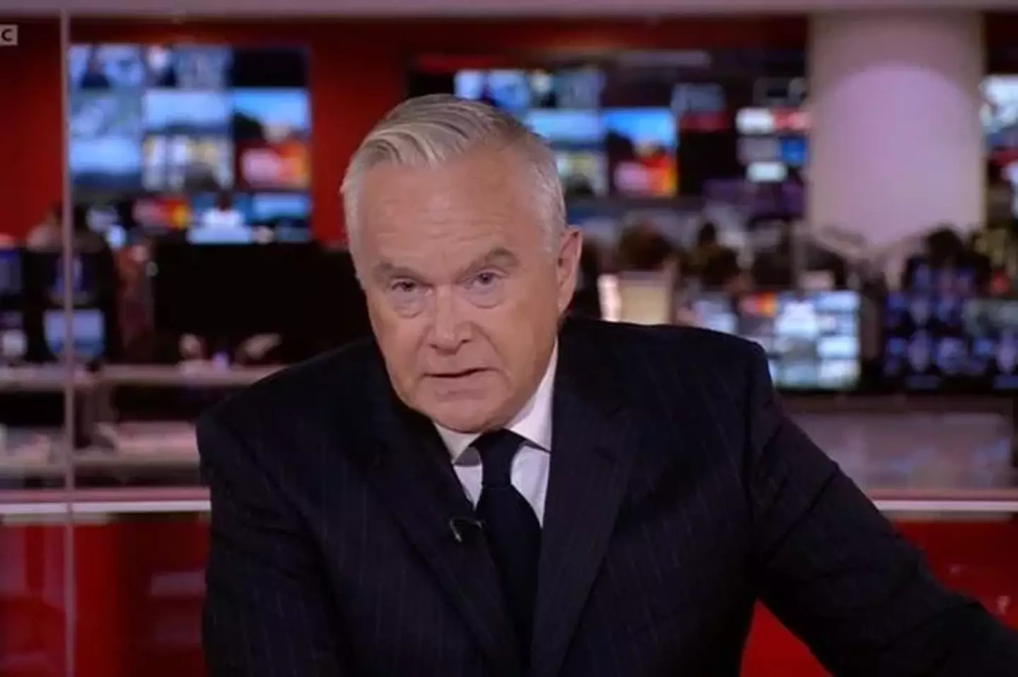 Huw Edwards has been named as the BBC presenter.