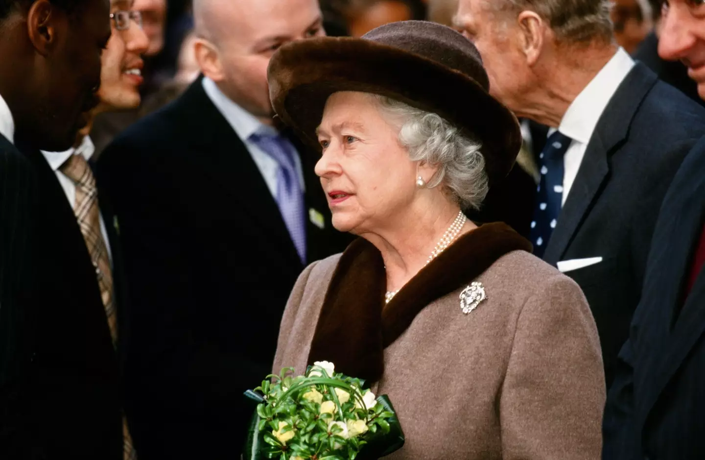 The Queen is expected to only be laid to rest with two pieces of jewellery.