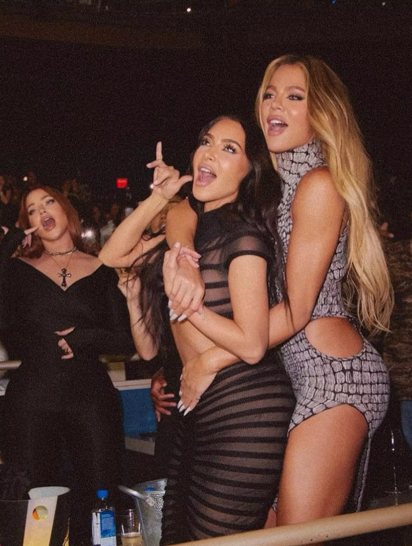 Khloe helped plan the surprise for her sister Kim.