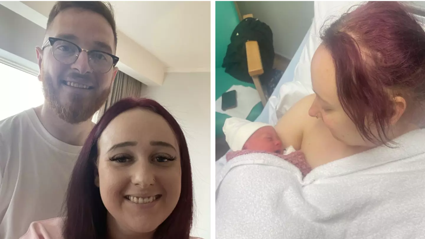 Woman claims she didn't know she was pregnant until she gave birth in bed