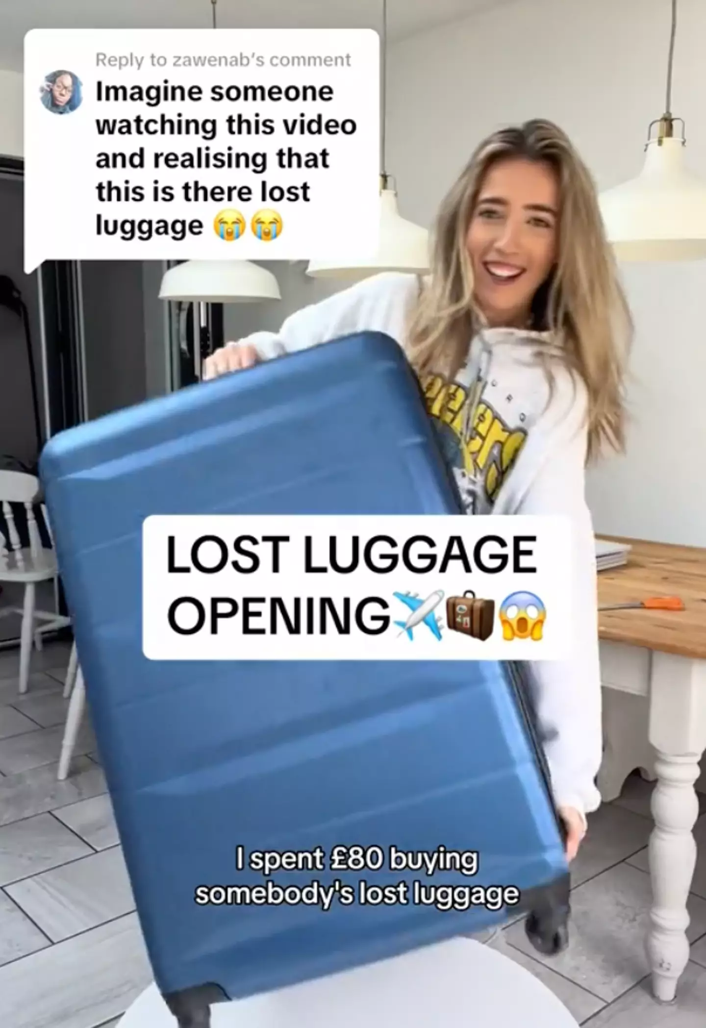 Becky’s Bazaar took to TikTok to share the mega haul. (TikTok/@beckysbazaar)
